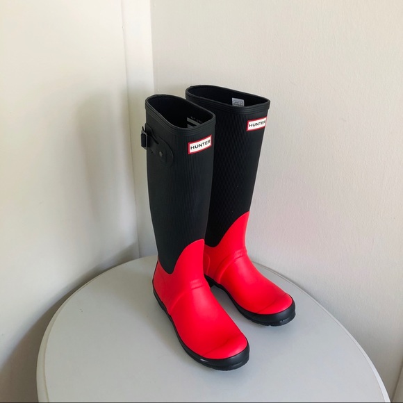 Hunter Original Ribbed Tall Boots - Picture 6 of 8